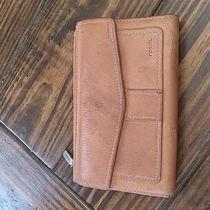 Fossil leather wallet